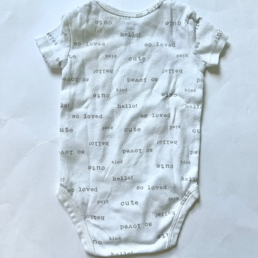 Baby Clothing Bundle 5 Piece Carter's Short Sleeve Bodysuit Onesie Set